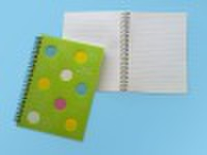 PP cover spiral notebook