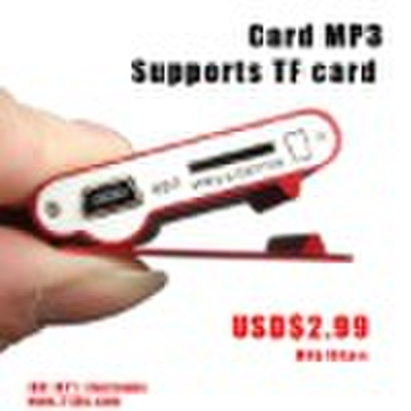 card  mp3 player