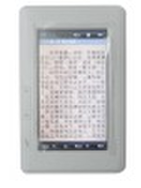 E Book Reader with 4 GB memory and touch screen