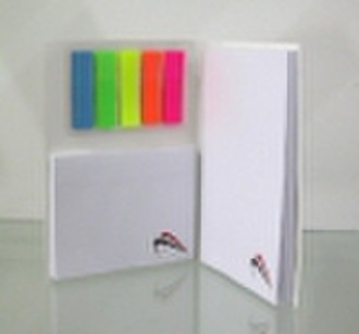 white color sticky notepad