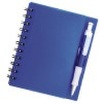 PP spiral colorful notebook