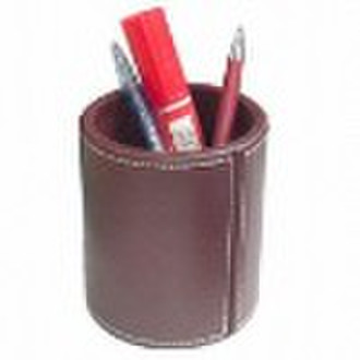 Imitation Leather Pen Holder