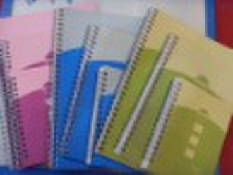 School notebook(pp cover,white board cover),spiral