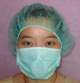 bouffant cap, face mask