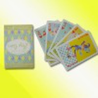 chinese paper cartoon playing card