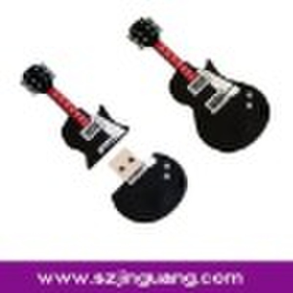 promotional guitar shape usb flash memory