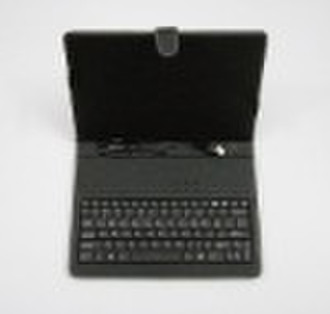 leather case with keyboard for 10" tablet pc