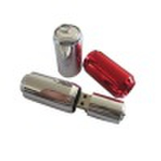 Tin shape usb memory key