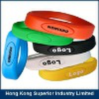 silicone wristband usb pen drive