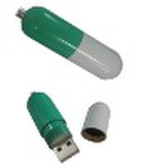 Metal Colourful Pill USB Flash