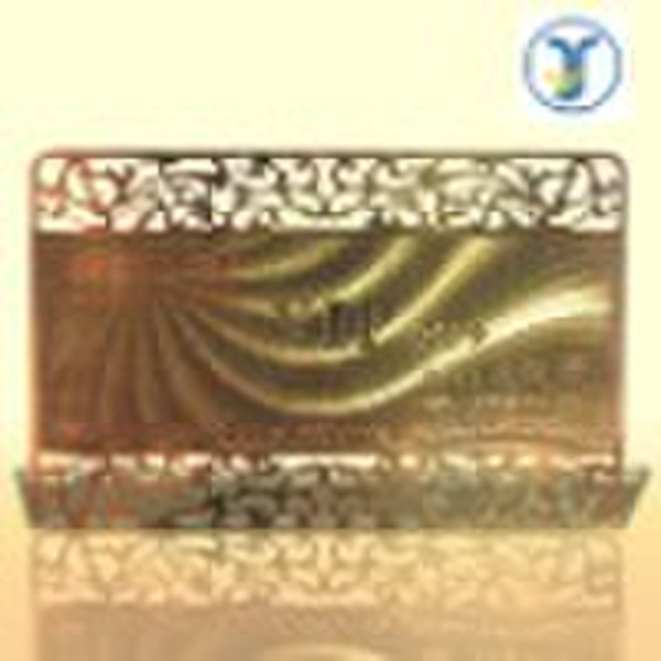 metallic card
