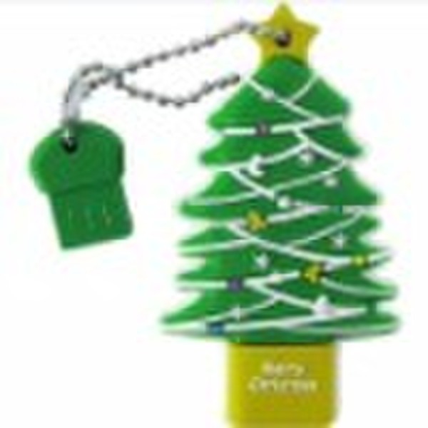 Wholesale Christmas Tree Gift USB Flash Drive