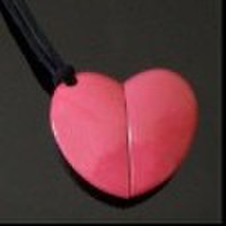 heart shape jewelry usb flash drive