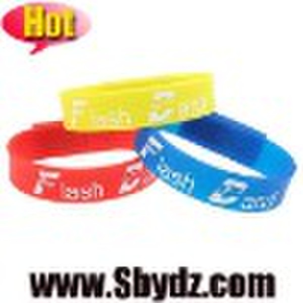 Rubber Bracelet USB flash