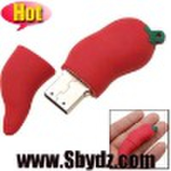 China Red pepper usb flash drive