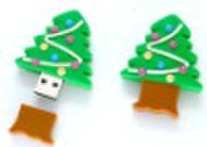 Free sample Christmas tree USB flash drive