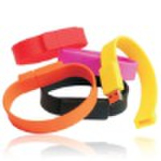 high quality silicon wristband usb flash memory