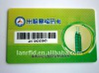 PVC barcode card