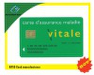 pvc  SLE4442  contact ic card