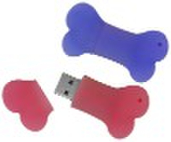 customized Bone shape usb, with full capacity , fr