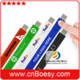 Flexo Wristband USB Drive, silicone wristband USB