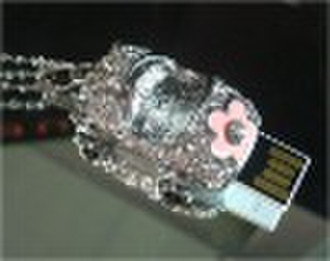 2010 fashion hot selling jewelry usb flash disk