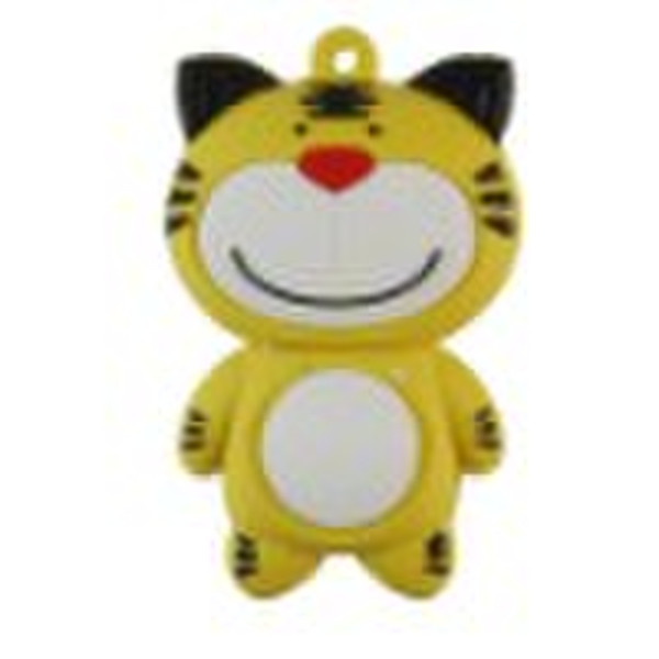 PVC TIGER SHAPE USB FLASH DRIVE FOR promotional gi