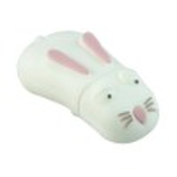 ST-UP75 PVC rabbit shapen USB FLASH DRIVE