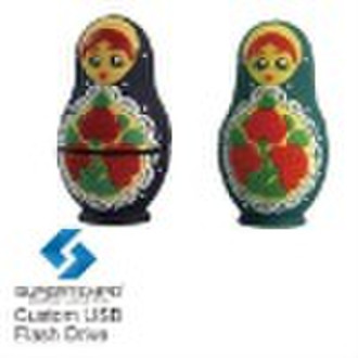 PVC Russian Doll USB Flash drive ST-UP04