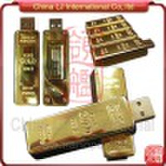 Gold Bullion, Gold Bar usb flash drive