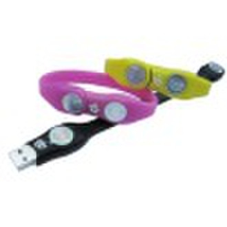 Silicon power bracelet usb flash disk