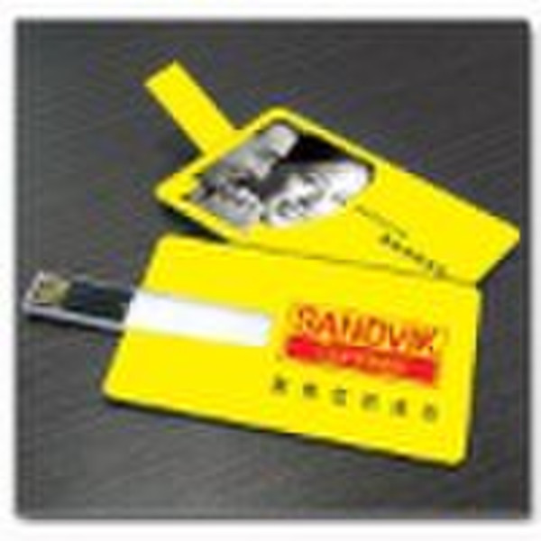 Credit card usb drive