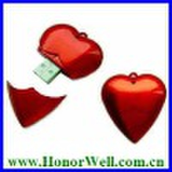 TopSale Heart Flash Memory for Valentine's Day