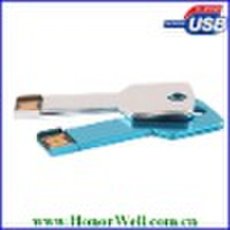 TopSale Metal Slim Key Usb Flash Drive for Promoti