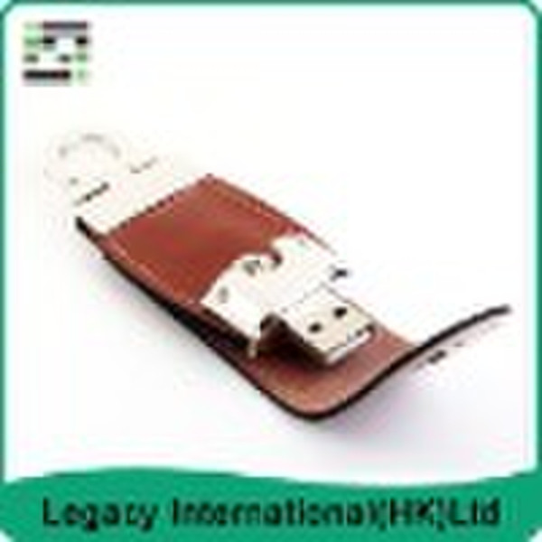 LT005 128MB-32GB Leather USB key