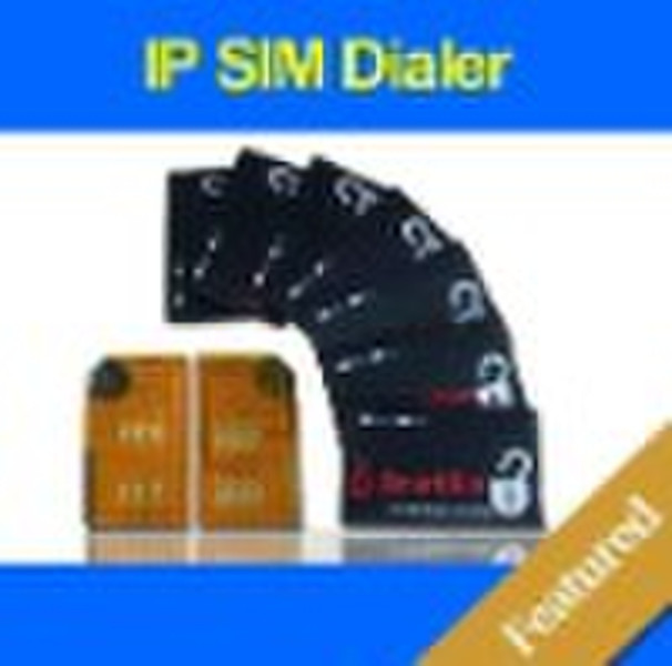 IP sim dialer for cellphone, mobile phone ip diale