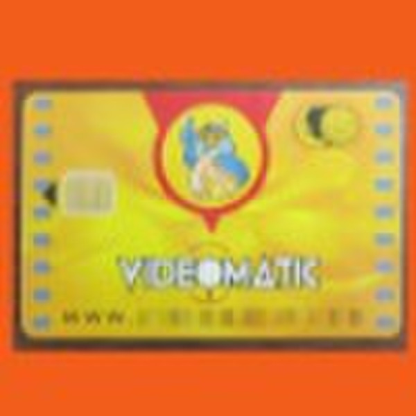 plastic contact chip card