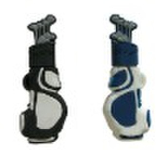 Golf bag usb flash drive,soft pvc material