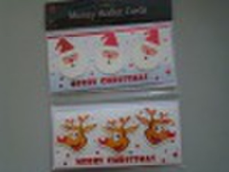 Christmas Money wallet cards