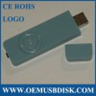 USB подарка MP3-плеер USB 2.0 1GB-16GB CE & ROHS