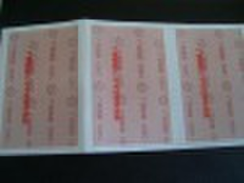 RFID paper ticket