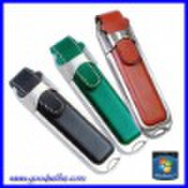 promotional gift leather usb memory 2.0