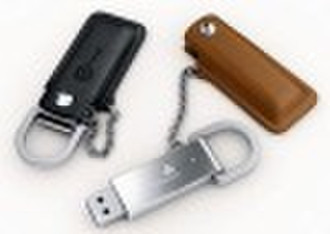 leather USB flash drive