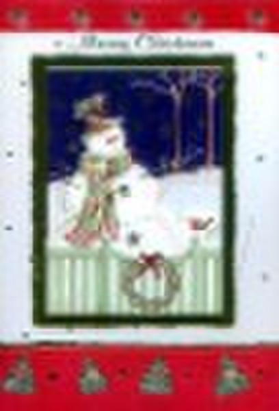 Paper Christmas Greeting Card