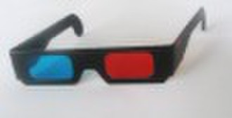 red blue paper 3D glasses