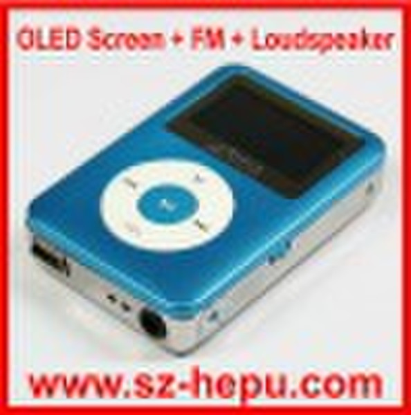 high quality mp3 player(FM,loudspeaker)