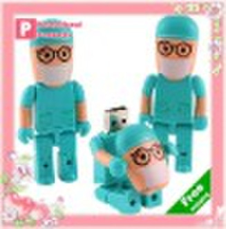 OEM doctor shape 2GB flash drive,toy bricks