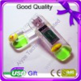 OEM liquid usb flash disk with floater logo