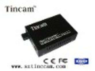 10/100/1000M external single fiber media converter