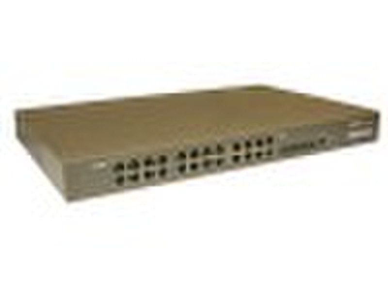Fiber optic ethernet switch with 24 port